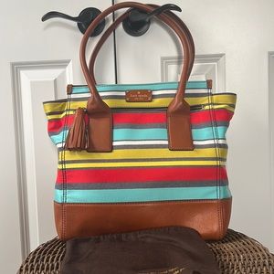 RARE! KATE SPADE NEW YORK LINDA WKRU1876 KEY WEST MULTI